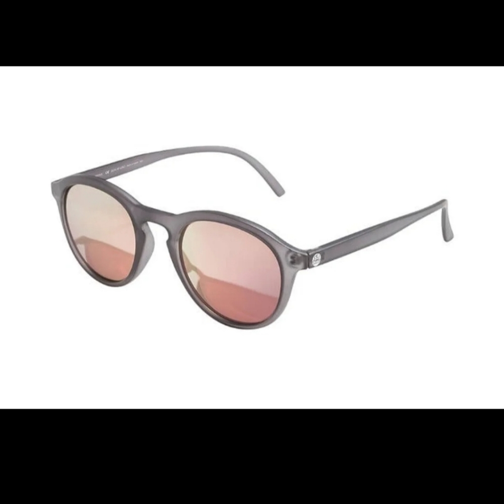 Sunski Singlefin Grey and Rose Sunglasses